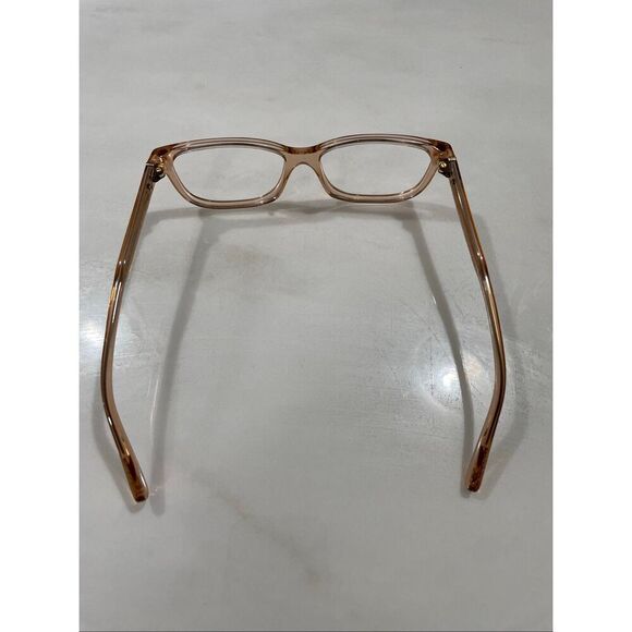 Coach Signature “C” print glasses frame in transparent peach main image 4